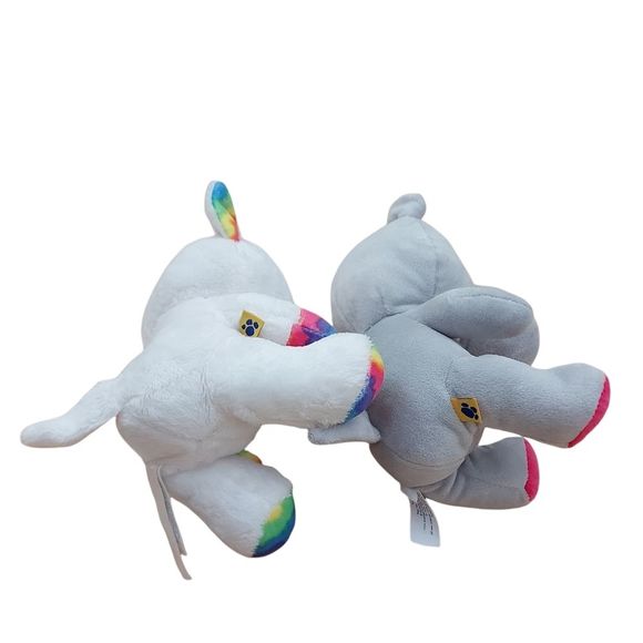 Build a Bear Plush Stuffed Animals Hippo Cat Set of 2 - Picture 3 of 5